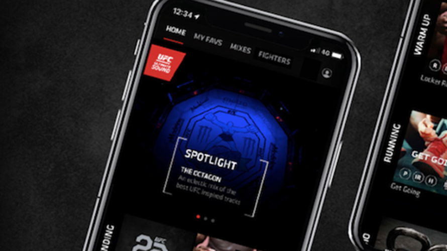 Ultimate Fighting Championship: Launches music streaming application