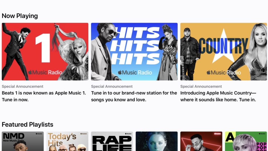 Apple – Declares ‘Apple Music radio’