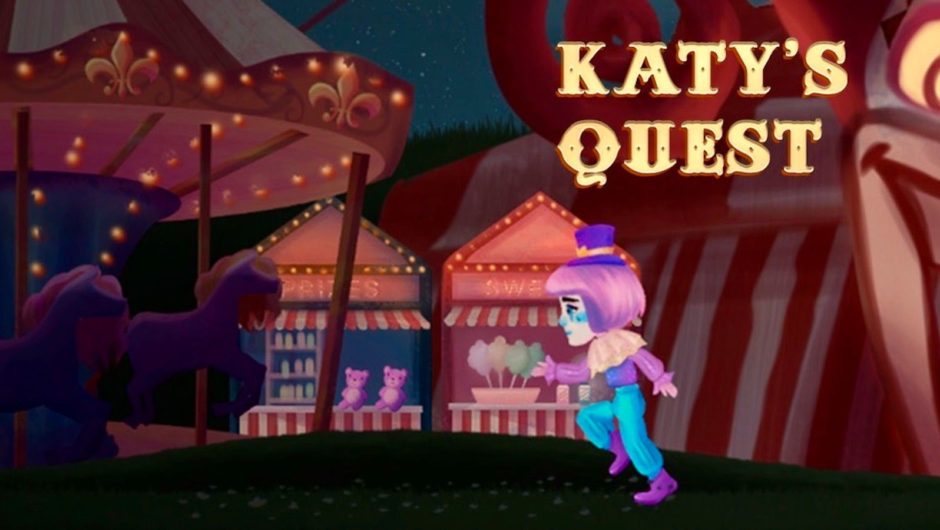 Katy Perry will release a circus video game on the same day as an album from her “Smile” music video