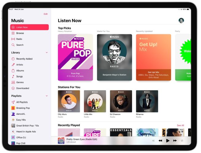 Apple relaunches Apple Music beta site- with new “Listen Now” tab