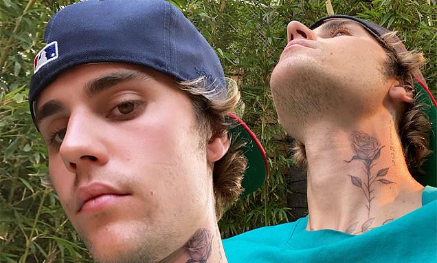 Justin Bieber gets a new ‘tattoo’ on his neck