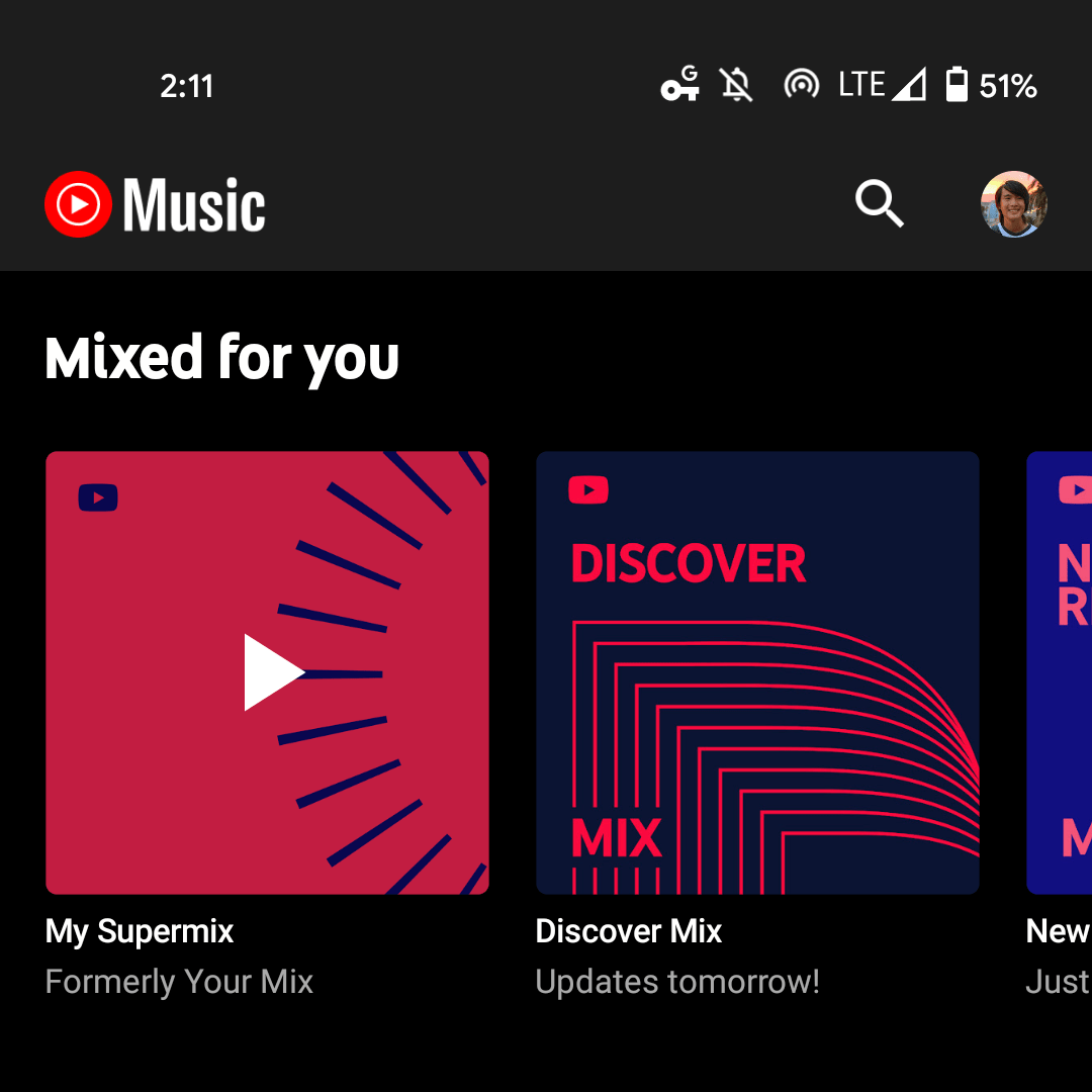 Youtube Music S Flagship Your Mix Playlist Is Presently Called My Supermix Entertainment Paper