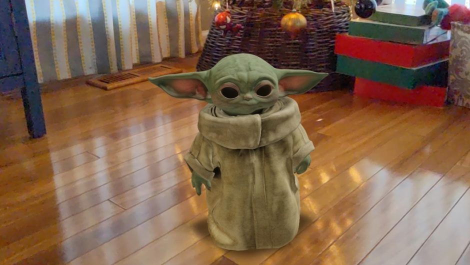 Baby Yoda can live on your desk with AR and Google search