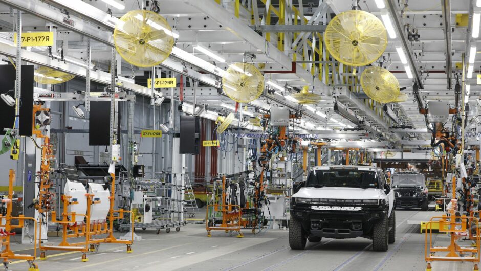 Chip deficiency powers General Motors  North American factory to part of idle