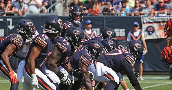 Bears offense gets ready to begin with Justin Fields on Sunday versus Browns