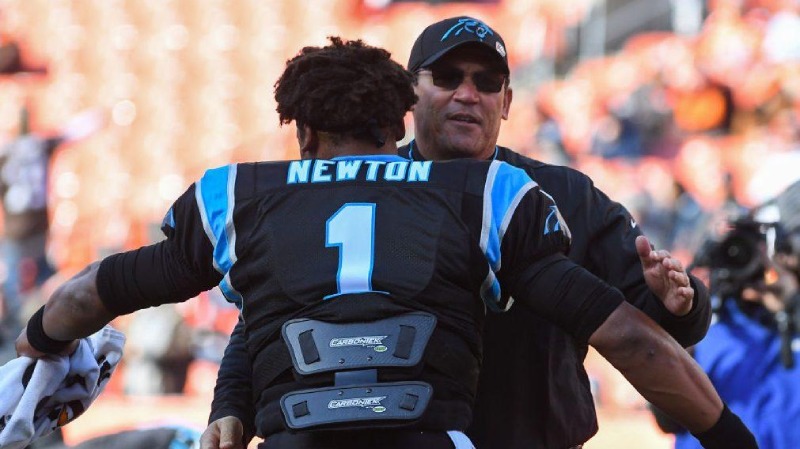 Ron Rivera on Cam Newton: Good for him; it’s a chance to play where he began