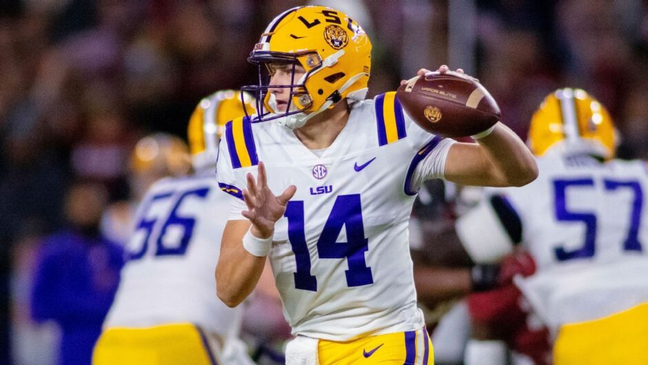 Quarterback Max Johnson starting access in LSU Tigers transfer portal