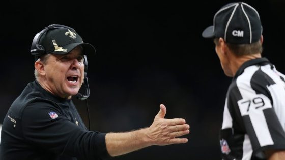 Sean Payton got no clarification for blindside block call that conflicted with the Saints