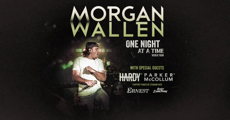 The 2023 One Night at a Time World Tour is announced by Morgan Wallen