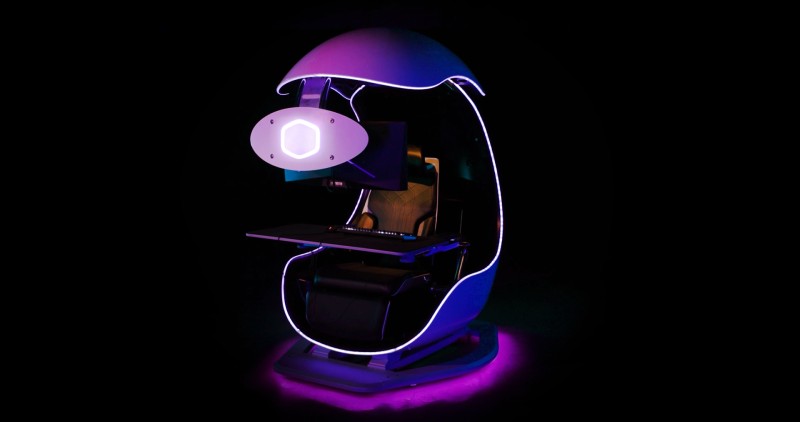 Cooler Master also offers a substantial “immersive” gaming pod