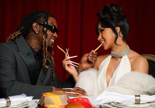 Cardi B and Offset collaborate with McDonald’s for the Super Bowl ad and meal