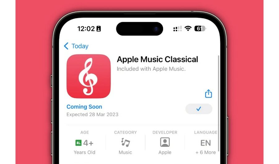Apple Music Classical will inject some culture into your smartphone on March 28