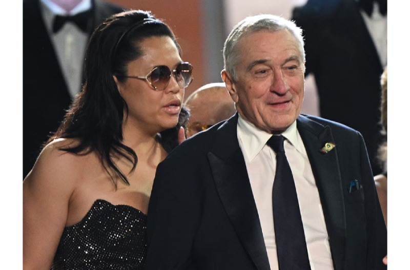 Robert De Niro and Tiffany Chen attend a Cannes Film Festival, after the birth of their seventh child