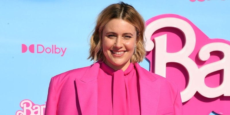 Greta Gerwig At Long Last Sported Pink To The ‘Barbie’ Debut