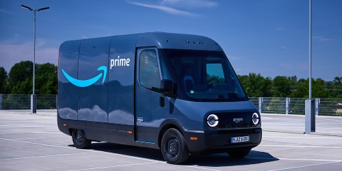 Amazon In Europe Receives The First Electric Vans From Rivian