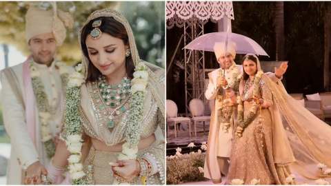 Parineeti Chopra-Raghav Chadha Wedding: Lady Of The Hour And Husband To Be Groove Under An Umbrella In Lovable Inside Video
