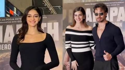 Bollywood Stars, From Ananya Panday To Madhuri Dixit, Attend Tiger Shroff, Kriti Sanon’s Ganapath Screening