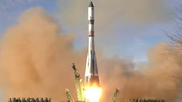 Russia Launches A Progress Supply Ship To The International Space Station On Valentine’s Day