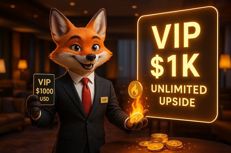 High-Stakes VIP: Foxy Bank’s $1K Plan Promises Unlimited Upside for Early Backers